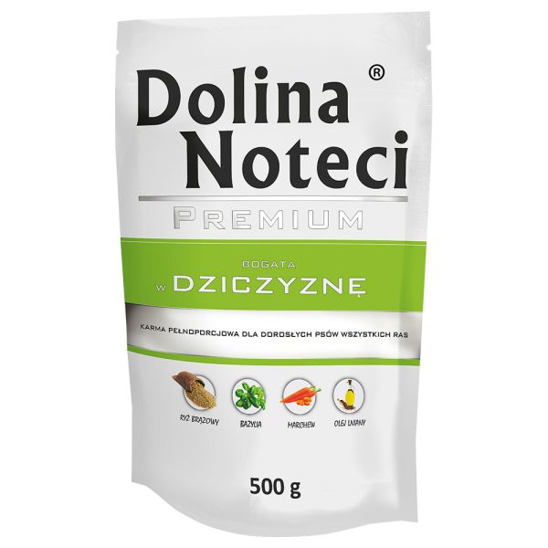 20 X 500 g Dolina Noteci Premium Pouches Hertenvoer voor honden