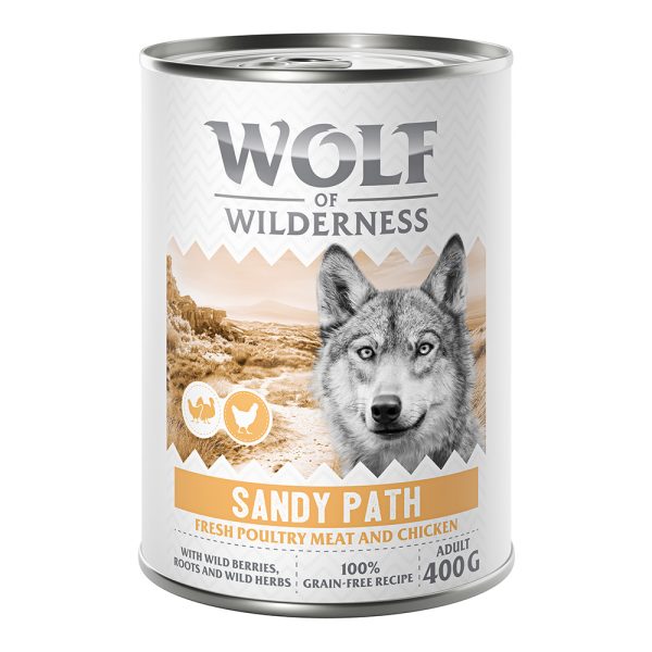 12x400g Wolf of Wilderness Honden Natvoer