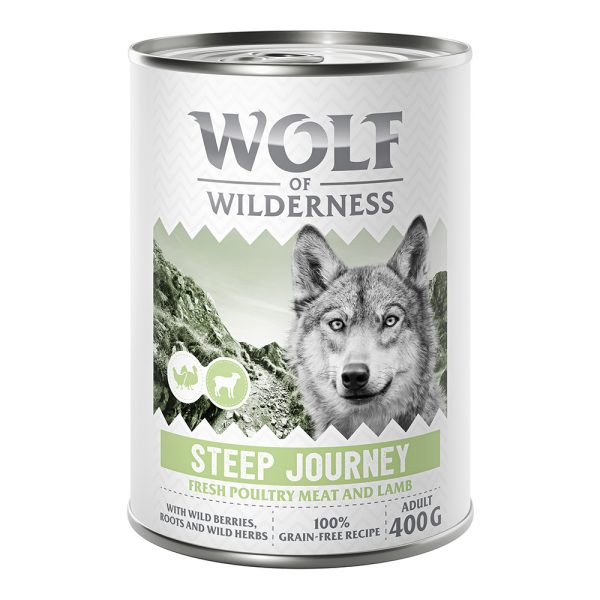 12x400g Wolf of Wilderness Honden Natvoer