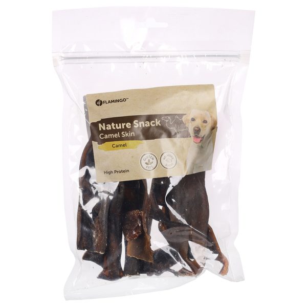 200g Flamingo Nature Snack kameelhuid hondensnacks