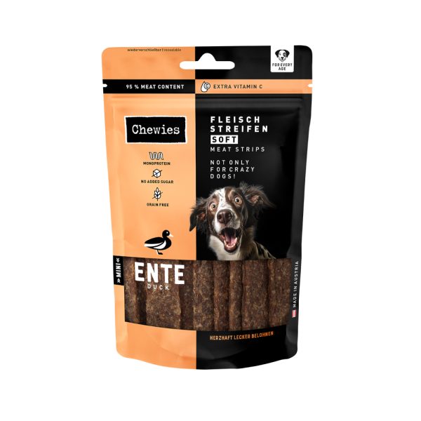 Chewies Vleesrepen Dubbelpak: Eend 2 x 150 g