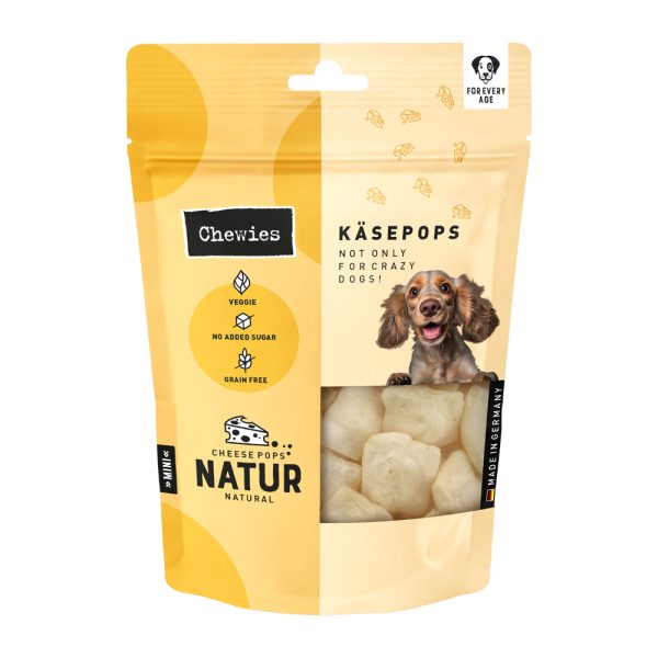 35g Chewies Cheese Pops Natural hondensnacks