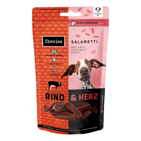 460g Rund & Hart Chewies Salametti hondensnack