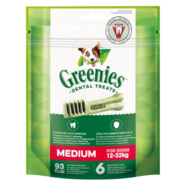 15% korting! Greenies Gebitsverzorgende-Kauwsnacks - Medium (170g)