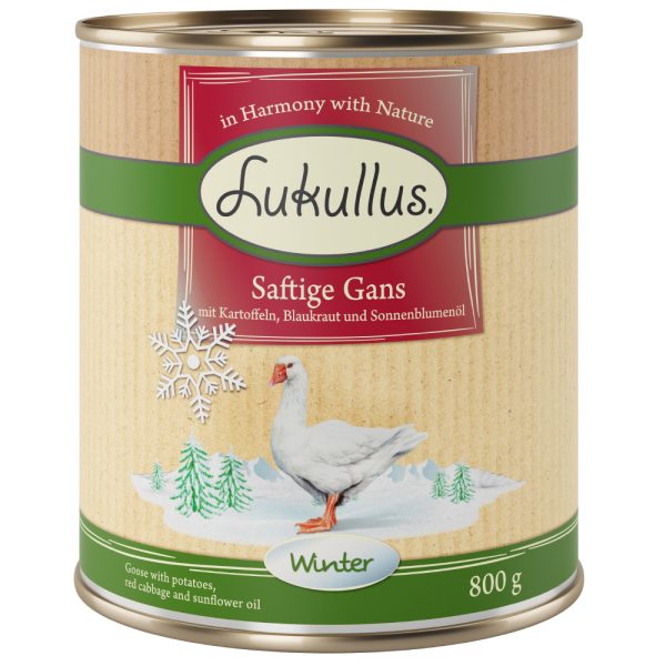 Lukullus Winter-Menu: Sappige Gans - 6 x 800 g