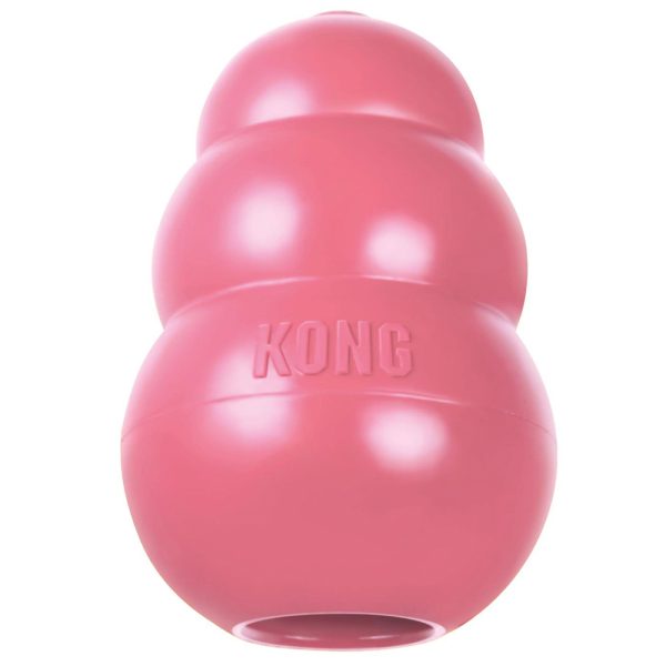 Puppy KONG - KONG Maat M, blauw + KONG Enhanced Ziggies Puppy M/L (227 g)