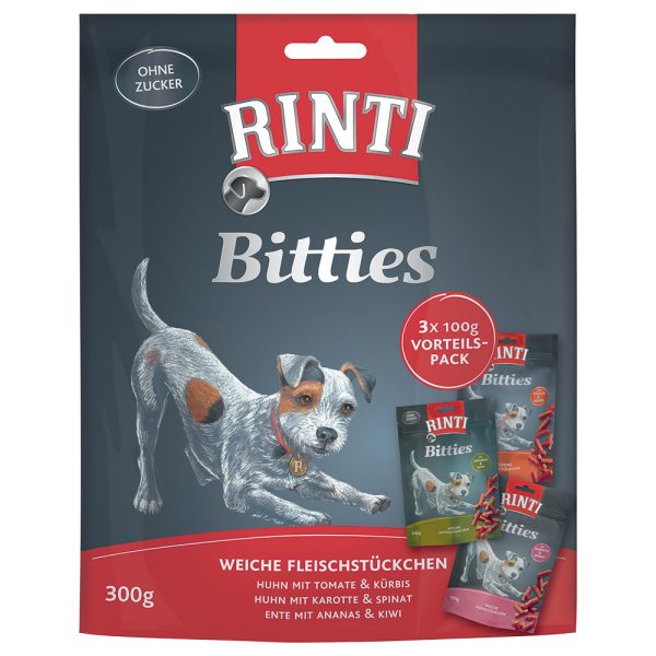 RINTI Bitties Mixpakket Hondenvoer 3 x 100 g - 3 Soorten