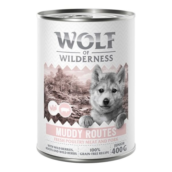 12x400g Wolf of Wilderness Honden Natvoer