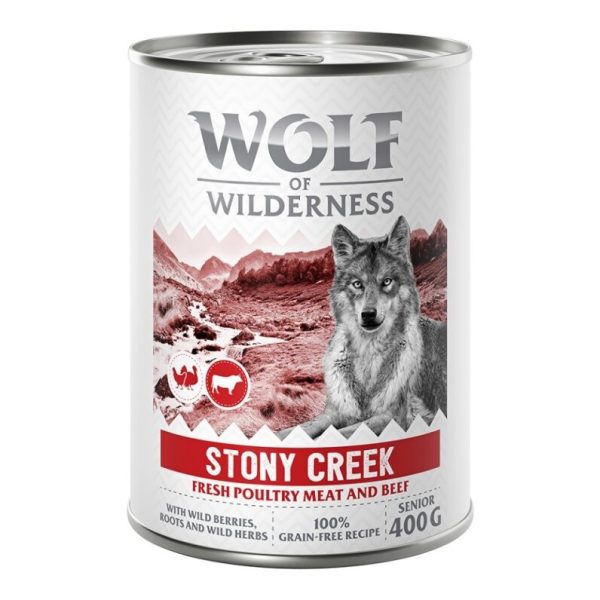 12x400g Wolf of Wilderness Honden Natvoer