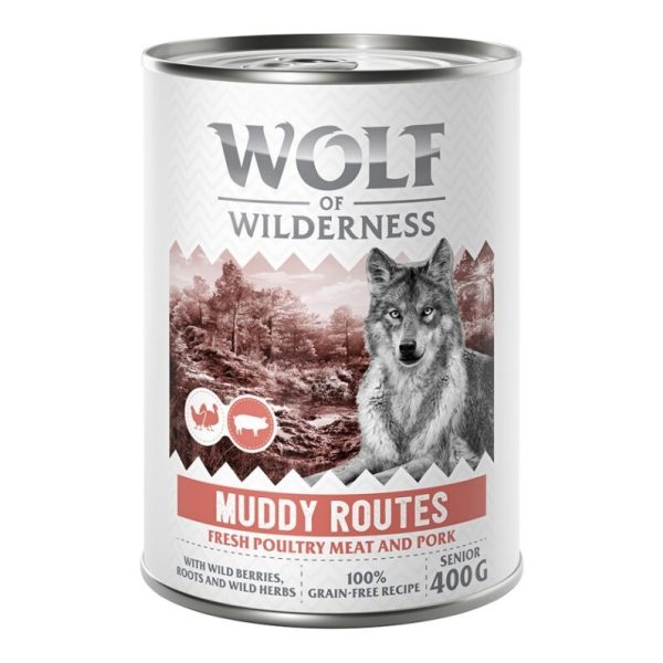 12x400g Wolf of Wilderness Honden Natvoer