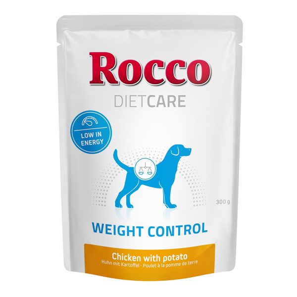 Rocco Diet Care Weight Control Kip met Aardappel 300 g - Zakje Hondenvoer 12 x 300 g