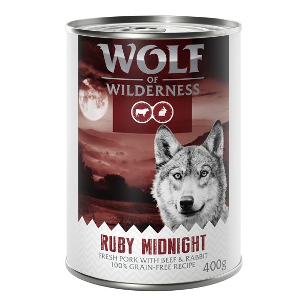 12x400g Wolf of Wilderness Honden Natvoer