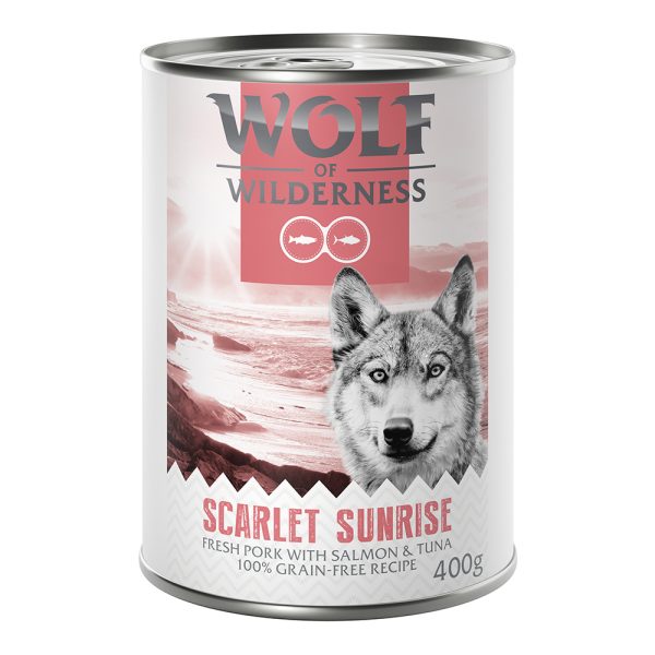 12x400g Wolf of Wilderness Honden Natvoer