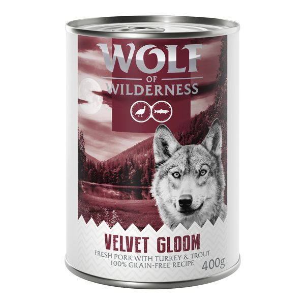 12x400g Wolf of Wilderness Honden Natvoer