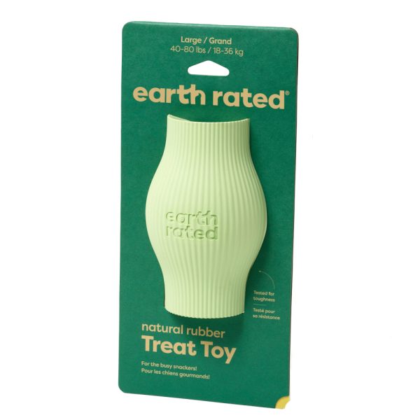 Earth Rated Treat Toy van natuurlijk rubber Grote hond