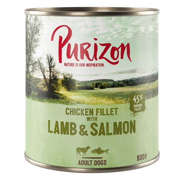 24x800g Adult Purizon Hondenvoer - Diverse Smaken