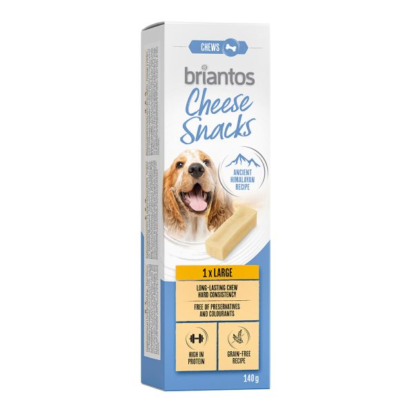 3x140g Briantos Groot Cheese Snacks Hondensnack