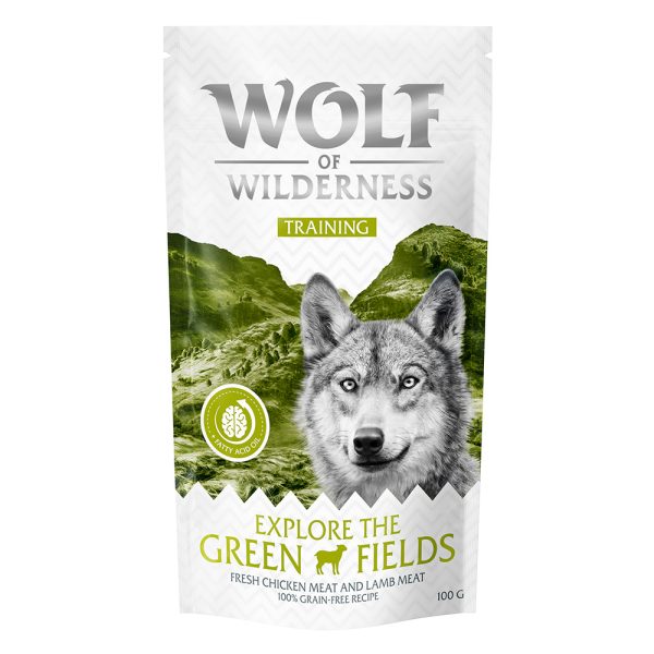 100g Wolf of Wilderness Trainingssnacks Explore the Green Fields Kip & Lam