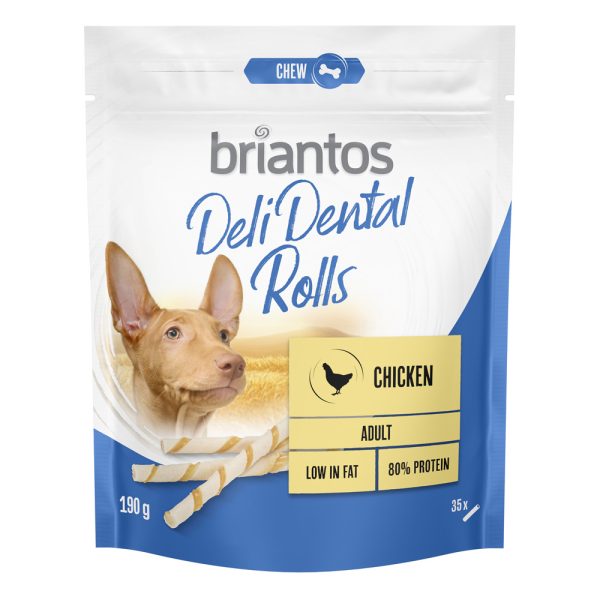 2x190g ca. 12,7 cm ⌀ 1,7 cm Briantos Deli Rolls Dental Hondensnacks