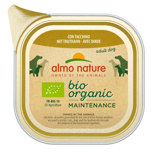 15% Korting! Almo Nature BioOrganic 6 x 100 g - Bio Kalkoen