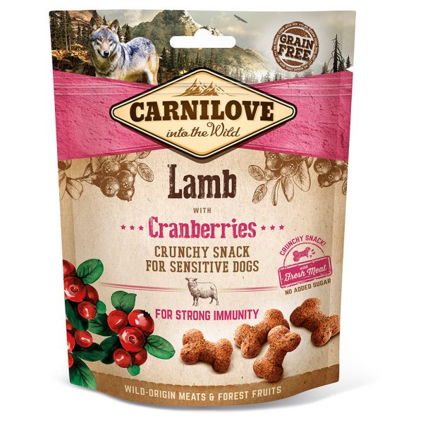 Carnilove Crunchy Lam en Cranberry Hondensnacks  - 2 x 200 g