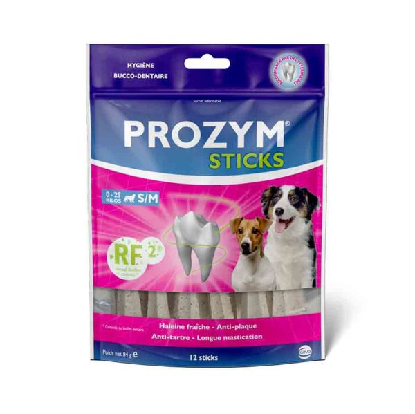 12 stuks Prozym RF2 Sticks voor kleine en middelgrote honden (0-25 kg) Hondensnacks