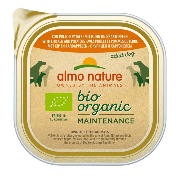 15% Korting! Almo Nature BioOrganic 9 x 300 g - Bio Kip & Bio Aardappelen