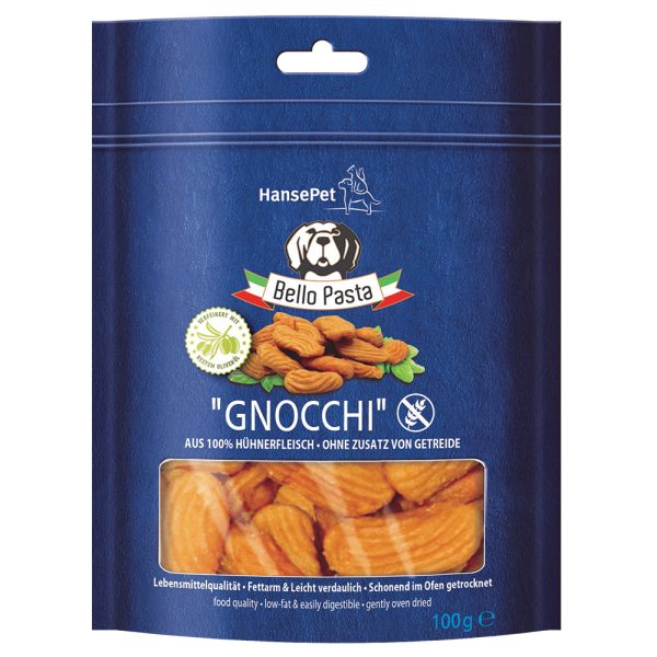 Voordeelpakket: 3x100g Hansepet Bello Pasta Gnocchi Chicken hondensnacks