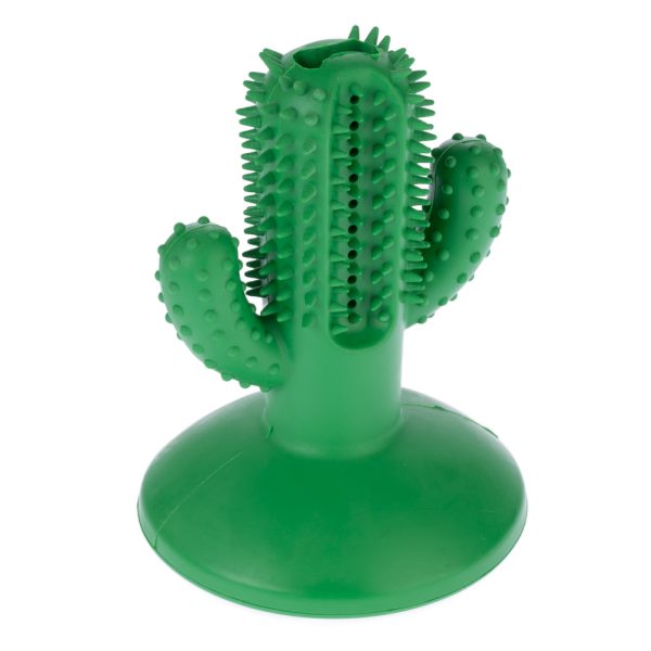 TIAKI kauwspeeltje rubber cactus Ø9.5x12cm hond