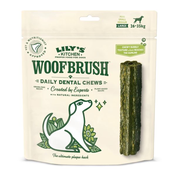 7x47g Lily's Kitchen Woofbrush Dental Sticks voor grote honden