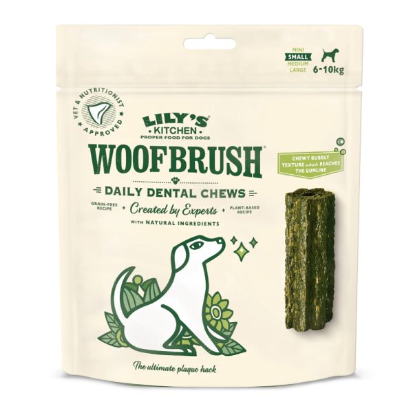 7x22g Lily's Kitchen Woofbrush Dental Sticks voor kleine honden