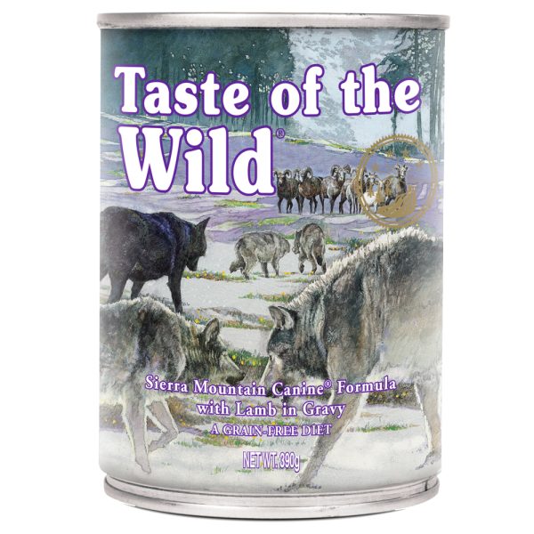 4 + 2 Gratis! Taste of the Wild 6 x 390 g - Sierra Mountain Canine Hondenvoer