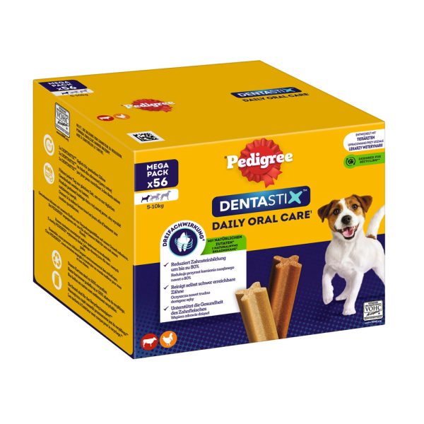 56 stuks Multipack Dentastix voor kleine honden Pedigree hondensnacks