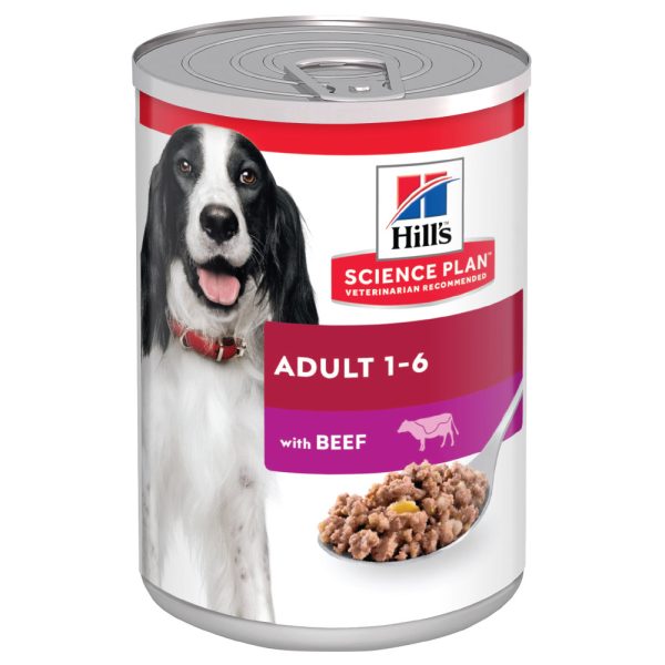 24 x 370 g Hill's Science Plan Adult Rund Hondenvoer