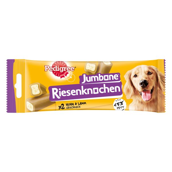 12x180g Jumbone Medium Mega Kip Pedigree Hondensnacks