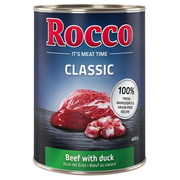 24x400g Rund met Eend Rocco Classic Hondenvoer