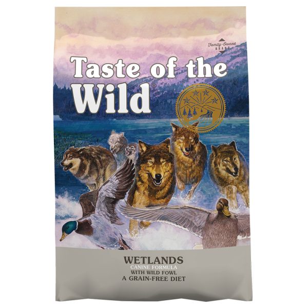 12,2kg Wetlands Canine Taste of the Wild Hondenvoer