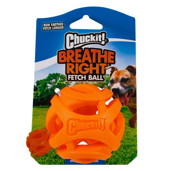 Chuckit! Breathe Right Fetch Ball Medium: Ø 6,5 cm Hond