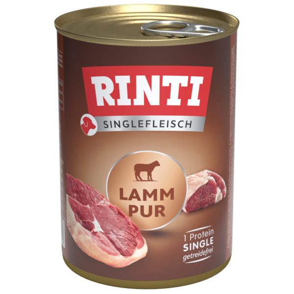 Rinti Sensible Puur 6 x 400 g - Lam Puur