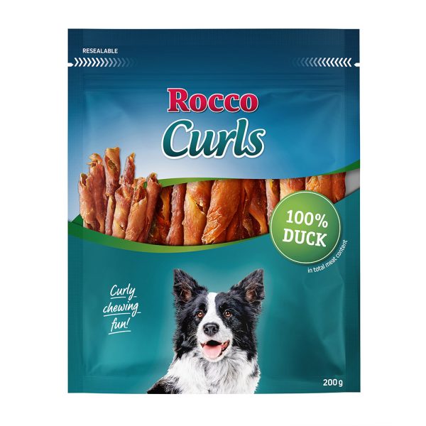 200g Rocco Curls Eend Hondensnacks