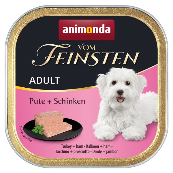 animonda  Vom Feinsten Graanvrij 6 x 150 g Hondenvoer - Kalkoen & Ham