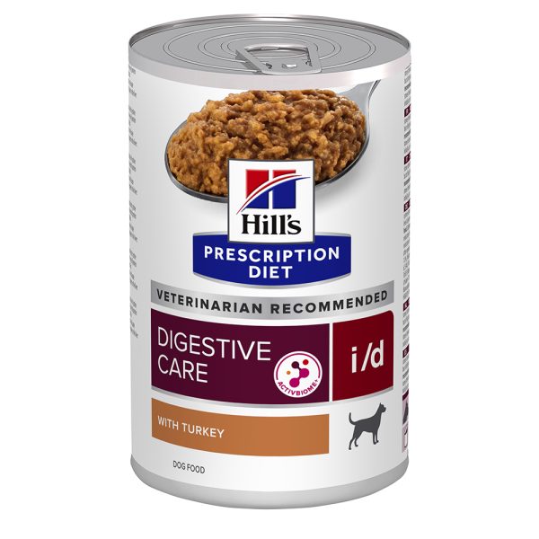 12x360g i/d Digestive Care Kalkoen Hill's Prescription Diet Hondenvoer