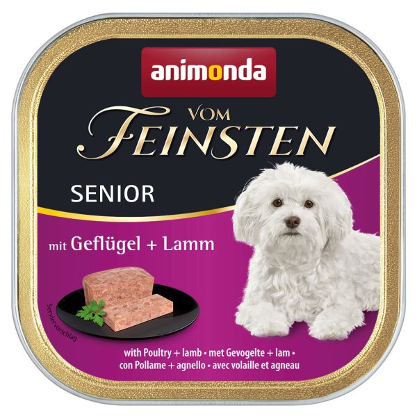 animonda Vom Feinsten Senior 6 x 150 g Hondenvoer - Gevogelte & Lam