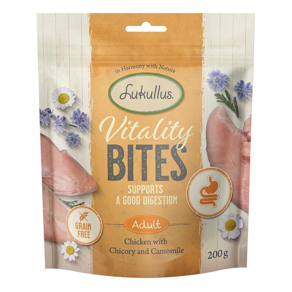 Lukullus Ondersteun de spijsvertering: kip (graanvrij) Hondensnacks  - 200 g