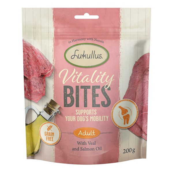 Lukullus Ondersteunt de mobiliteit: Kalf (graanvrij) Hondensnacks  - 200 g