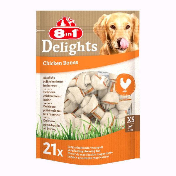 252g (21 Stuks) XS Delights Kauwbotten 8in1 Hondensnacks