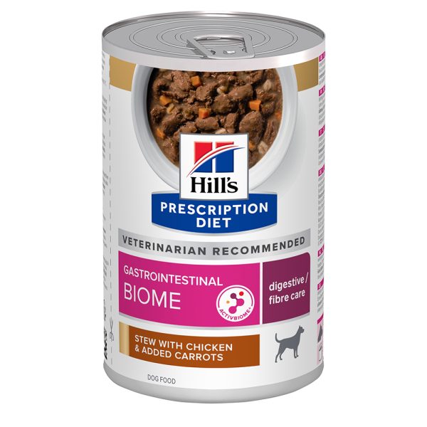 12 x 354 g Gastrointestinal Biome Ragout met Kip Hill's Prescription Diet Hondenvoer