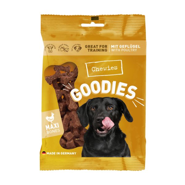 4x200g Botjes Kauwsnacks Gevogelte-smaak Chewies Hondensnacks