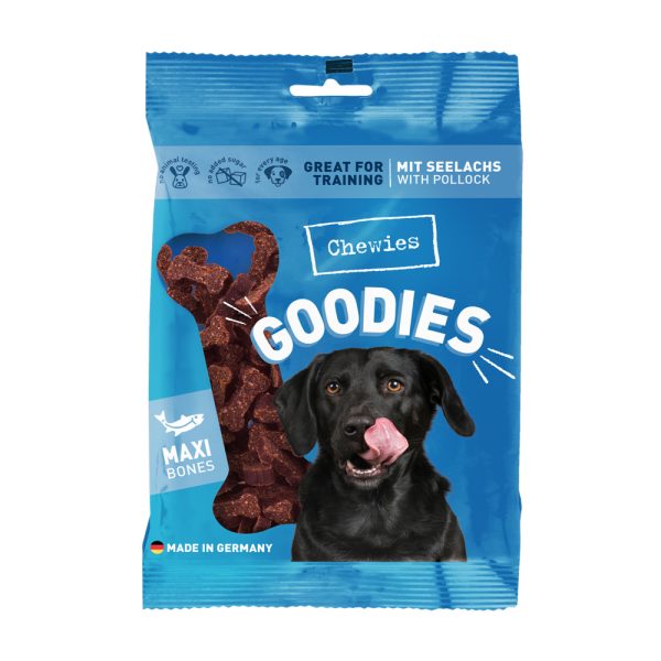 200g Botjes Kauwsnacks Zalm-smaak Chewies Hondensnacks