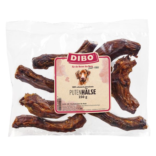 250g Dibo Premium Kalkoenenhals Hondensnacks